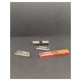 Set of Three Harmonicas with Original Packaging including Hohner Lancer and Koch Hot Metal
