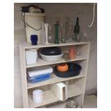 Kitchen Utensils, Glassware, and Shelved Home Goods