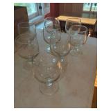 Clear Glass Stemware Set
