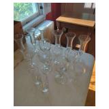 Clear Glass Stemware and Tumblers