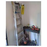 Black and Decker Electric Hedge Trimmer and Garage Storage Rack