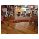 Wooden Office Desk with Two Drawers