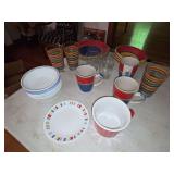 Mixed Tableware Assortment with Corelle Dinnerware and Glassware