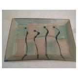 Diane Cates Tater Knob Pottery Handcrafted Ceramic Tray