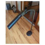 OttLite Black Floor Lamp with Flexible Gooseneck