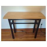 Two-Tone Wood Console Table