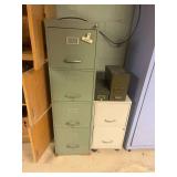 Modern Steelcraft Four-Drawer Metal Filing Cabinet