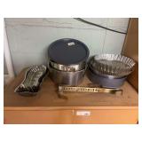Baking Pans and Metal Holiday Decor Assortment