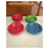 Homer Laughlin Fiesta Ceramic Bowls Assorted Colors Set of Six
