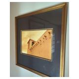 Framed Southwestern Adobe Church Architectural Photography Print