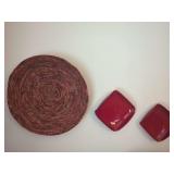 Set of Three Decorative Wall Dishes