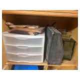 Gray Carrying Case with Metal Latches and Handle