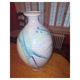 Signed Studio Art Pottery Ceramic Vase