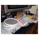 Kitchen Utensils, Linens, and Decor Grouping