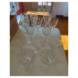 Etched Glass Stemware