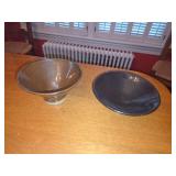Two Studio Pottery Bowls with Artist Signatures