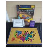First State Quarters of the United States Collector Map 1999-2008 with Certificate and Guide