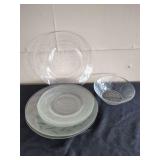 Coca-Cola Clear Glass Dinnerware Service Set