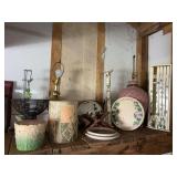Assorted Home Decor and Lighting Grouping