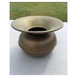 Solid Brass Planter Pot with Flared Rim