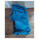 Atlantic Blue 6-Pocket Wheeled Duffle Bag