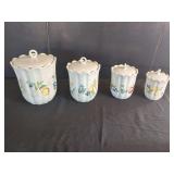 Jay Import Company Ceramic Canister Set with Fruit Motif
