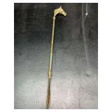 Brass Horse Head Shoe Horn