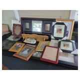Assorted Picture Frames and Wall Decor