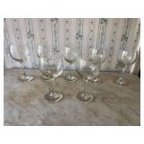 Clear Glass Stemware Set