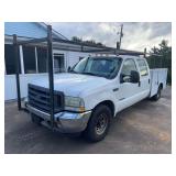 2002  FORD  F-250 2002 Ford F-250 Super Duty Crew Cab Utility Truck