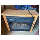 Heat Surge Electric Fireplace with Wood Mantel Model ADL-2000M-X