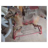 Flexible Flyer Spring Horse Toy with Metal Frame