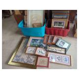 Assorted Framed Artwork and Wall Decor Group