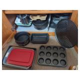 Bakeware Assortment Including Wilton and Pampered Chef