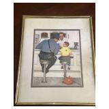 Norman Rockwell The Runaway Framed Print