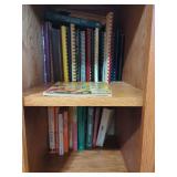 Cookbook and Household Guide Library with Popular Mechanics Home Kinks 1950