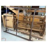 Wooden Headboard, Footboard, and Metal Bed Frame