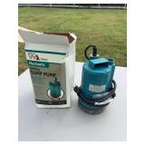 Water Ace by Myers Model RES Portable 1/6 HP Submersible Utility Sump Pump with Original Packaging