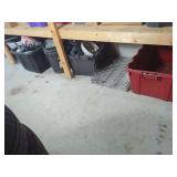 Storage Totes with Household and Miscellaneous Contents