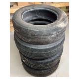Assorted Pneumatic Tires Including Michelin and Yokohama Brands