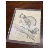 Gene Gray 1974 Signed Limited Edition Wildlife Prints Ruffed Grouse and Bob White Quail