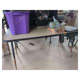 Kitchenware Assortment and Folding Table