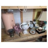 Mixed Decorative Home Furnishings and Tabletop Accessories