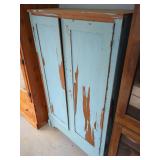Wooden Painted Two Door Cabinet
