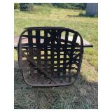 Large Woven Wooden Tobacco Basket