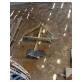 Yellow Three-Point Hilling Plough Implement
