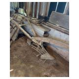 Horse Drawn Walking Plow with Wooden Beam and Handles