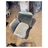 Tractor Radiator and Seat Assembly