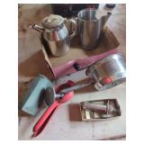 Assorted Kitchenware and Medical Instruments