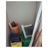 Stinger Wet/Dry Vacuum, Holmes Oil-Filled Radiator Heater, and Various Shop Tools